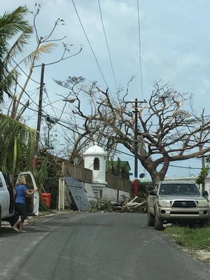 Scenes of destruction from Hurricane Maria in Rincon