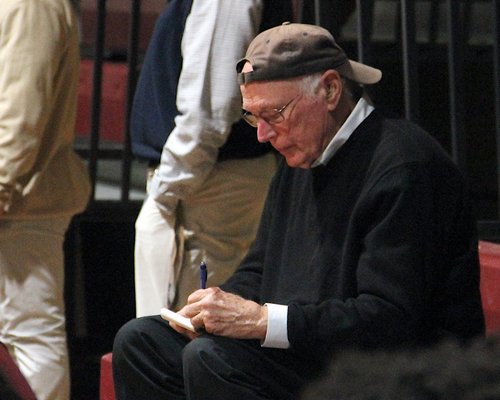 Jack Graves at a recent East Hampton basketball game. KYRIL BROMLEY