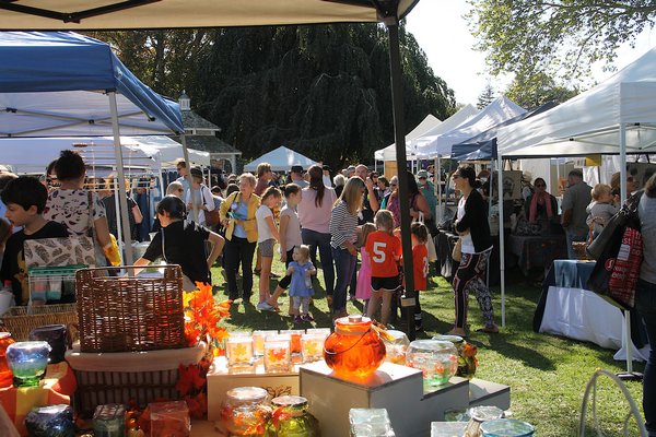 The first ever East Hampton Village Fall Festival.