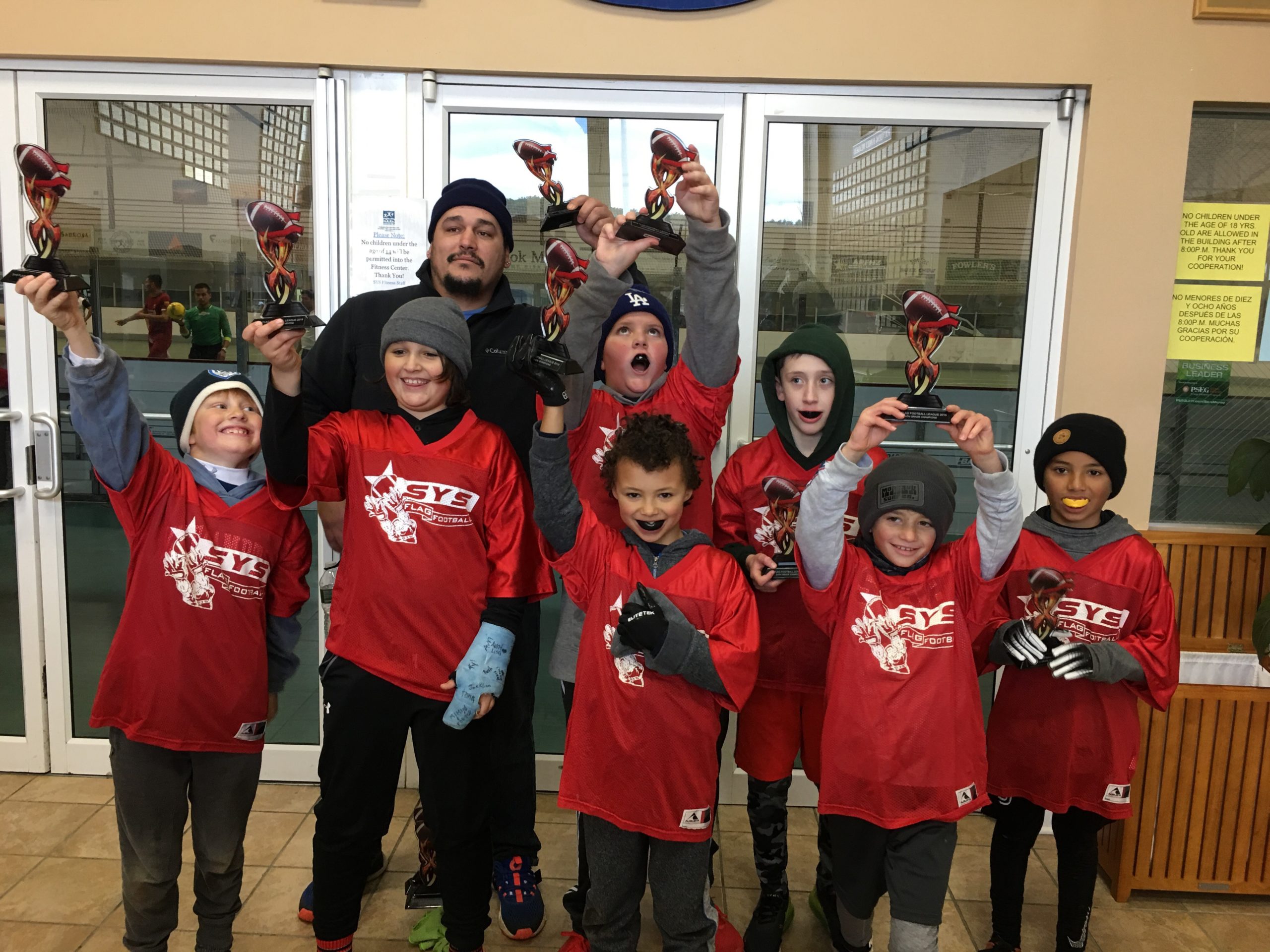 The SYS Flag Footbal League's third- and fourth-grade division is the undefeated 