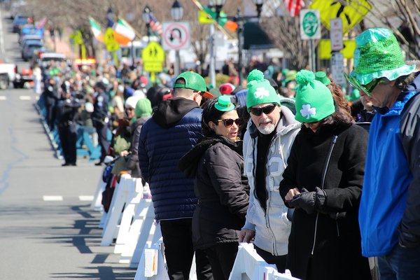 Scenes from the Friends of Erin St. Patrick's Day parade.