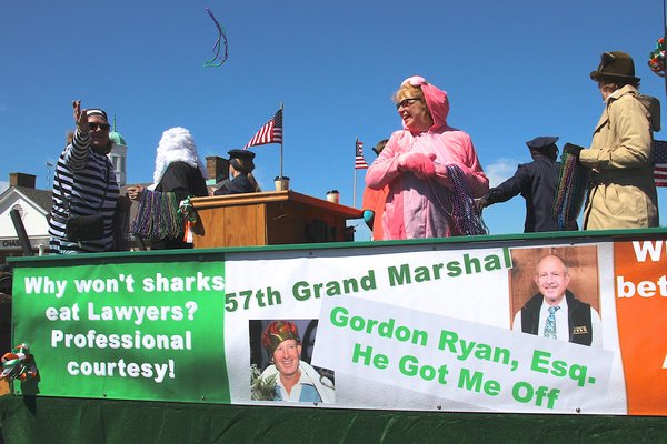Scenes from the Friends of Erin St. Patrick's Day parade.