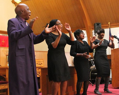 The Calvary Baptist Church in East Hampton hosted a Rev. Dr. Martin Luther King Jr. celebration on Monday afternoon.