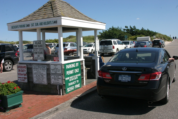 Parking attendants at Coopers Beach in Southampton Village say they hear a variety of offers from visitors seeking to circumvent parking fee rules.