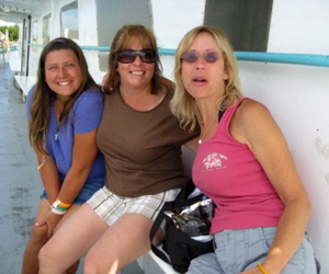 The Donovan women from Hauppauge aboard the Viking Star
