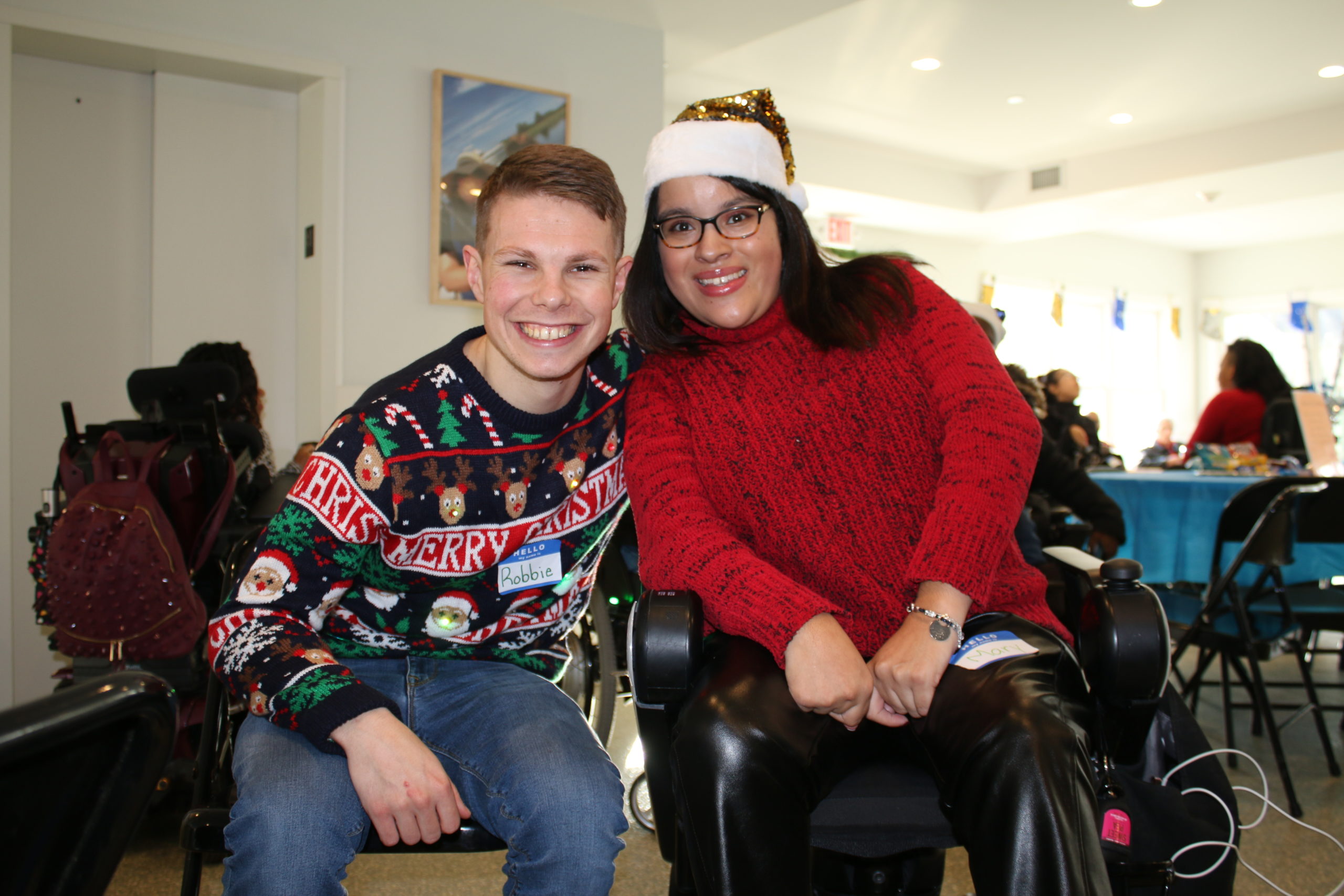 Southampton Fresh Air Home for physically challenged youth hosted its annual holiday party on Saturday, December 7, welcoming more than 125 former and current campers, along with friends and family. The home’s volunteers and counselors served lunch and distributed gifts purchased with donations received on #GivingTuesday. There was even a visit from Santa. Southampton Fresh Air Home offers both summer camp programs and year-round programs providing recreational and educational activities. NIELS SCHRODER