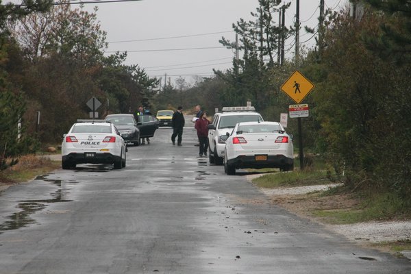 East Hampton Town Police are investigating a body found at Napeague Lane Beach on Monday morning. KYRIL BROMLEY
