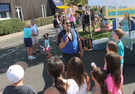 The Rock climb was a big hit at the Fest. BY KYRIL BROMLEY