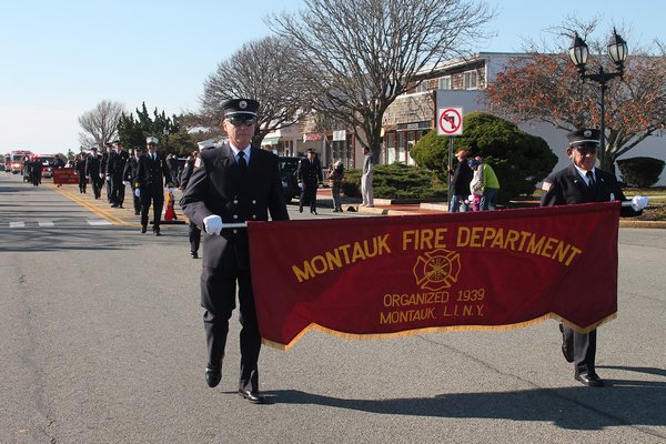 The Montauk Fire Department 75th anniversary parade.