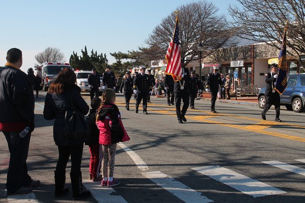 The Montauk Fire Department 75th anniversary parade.