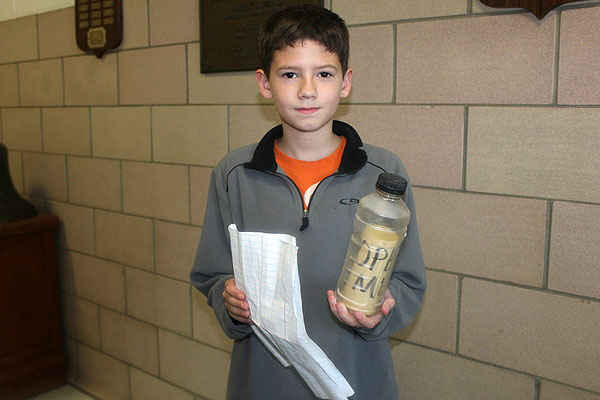  with the message in a bottle his aunt
