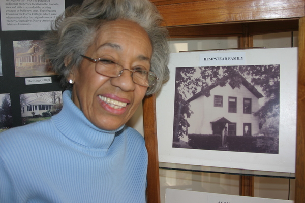 Joanne Williams Carter at the Eastville Community Historical Society