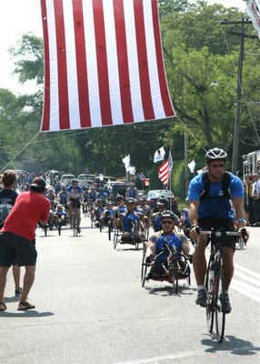 Scenes from Soldier Ride on Saturday. KYRIL BROMLEY