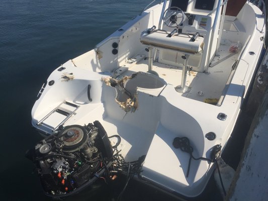 The Massachusetts boat was struck by another boat