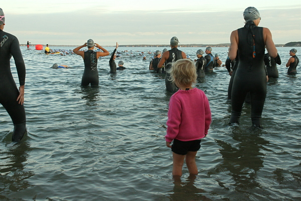 Scenes from the Mighty Hamptons Triathlon in Sag Harbor on Sunday