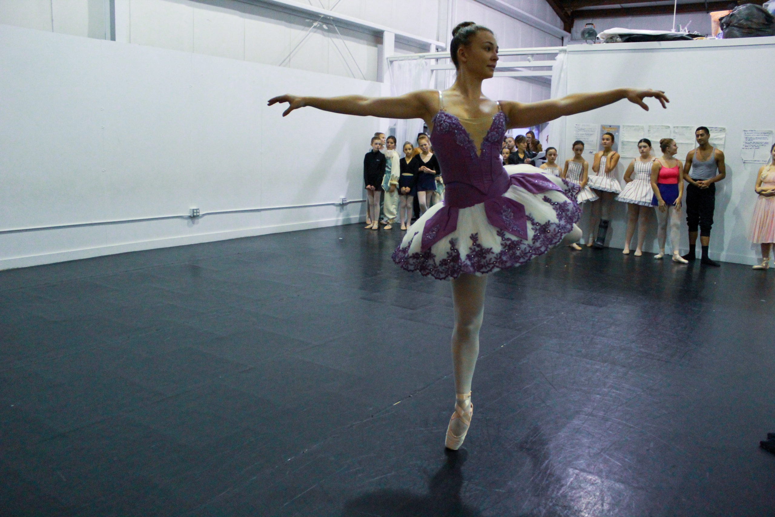 A recent rehearsal of the Hampton Ballet Theatre School's production of The Nutcracker.