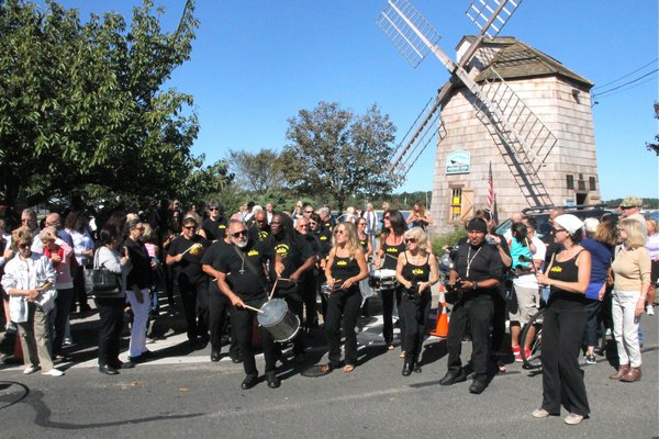 Escola de Samba BOOm plays the Sag Harbor Music Festival on Saturday. KYRIL BROMLEY