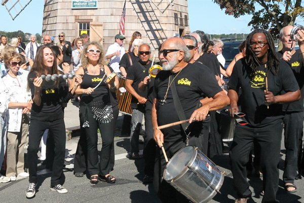 Escola de Samba BOOm plays the Sag Harbor Music Festival on Saturday. KYRIL BROMLEY