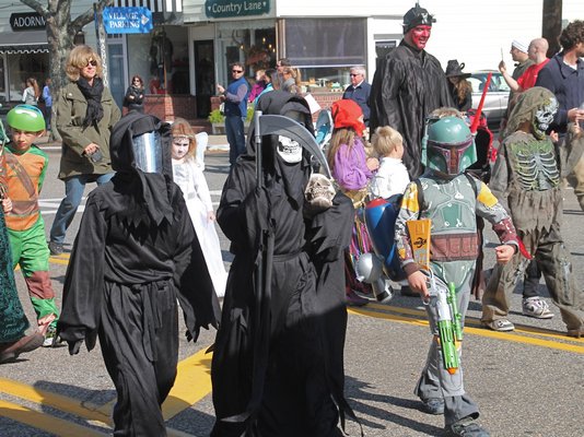 Sag Harbor held its annual Halloween Rag-A-Muffin parade  down Main Street on Sunday afternoon.