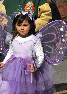 Strolling down Main Street during the Sag Harbor Rag-A-Muffin Parade on Sunday.