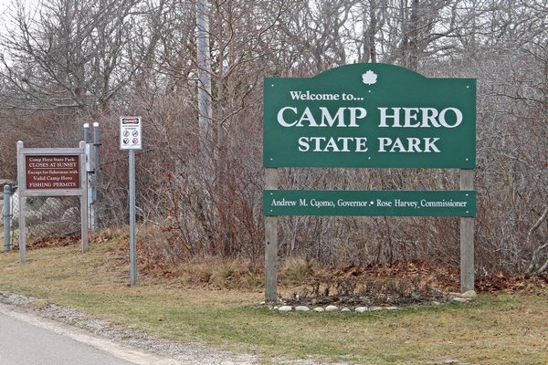 Guests are often turned away from Hither Hills State Park in Montauk due to the camp-site being filled to capacity. Pictured above is Tuesday