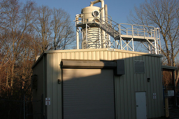 The Rowe Industires site in Sag Harbor.   MICHAEL WRIGHT