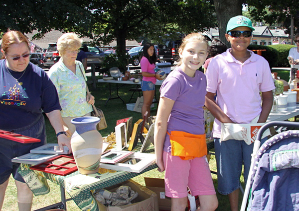 United Methodist Church of East Hampton held a Super Yard Sale Saturday at the American Legion grounds in Amagansett.