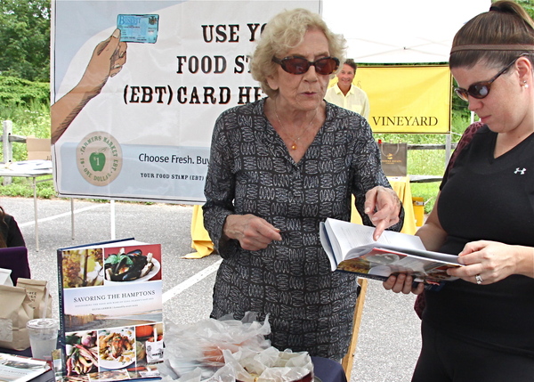 Silvia Lehrer signed copies of her book