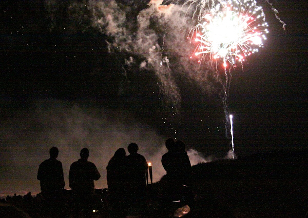 Main Beach fireworks on Saturday