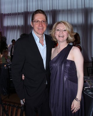  Wes Howard and Lauren Mullaney at the Ross School Starlight Gala on Saturday. BY KYRIL BROMLEY