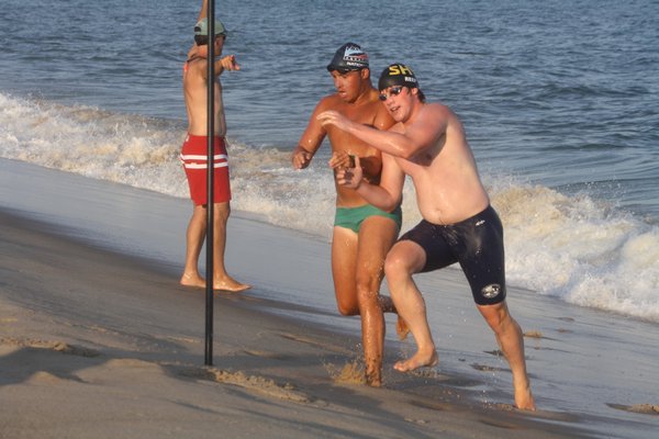 Scenes from the East Hampton Main Beach Ocean Lifeguard Tournament on July 21. CAILIN RILEY