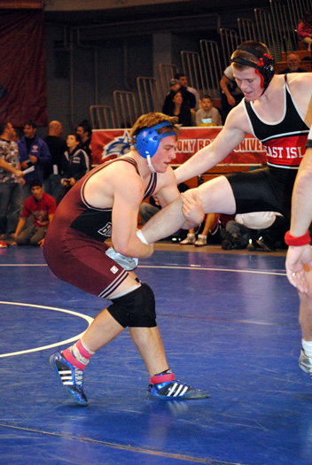 Peter Johann earned a 1-0 win over Jared Hudson of Brentwood in the wrestlebacks.
