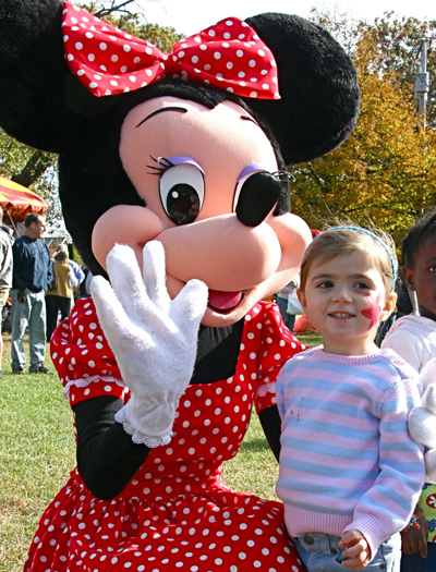 Minnie Mouse with Ally Schaefer.