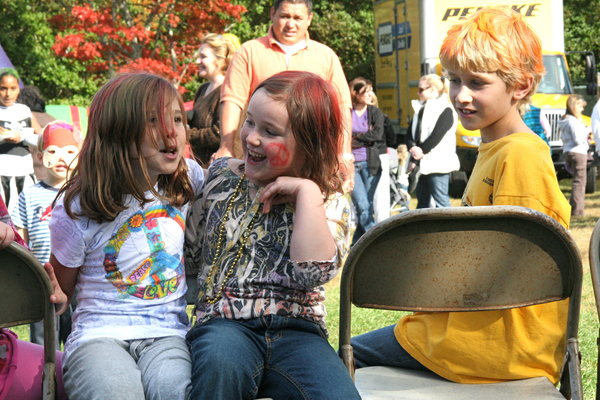 Children played Musical Chairs at the East Hampton Kiwanis Club's Halloween Bash at the American Legion in