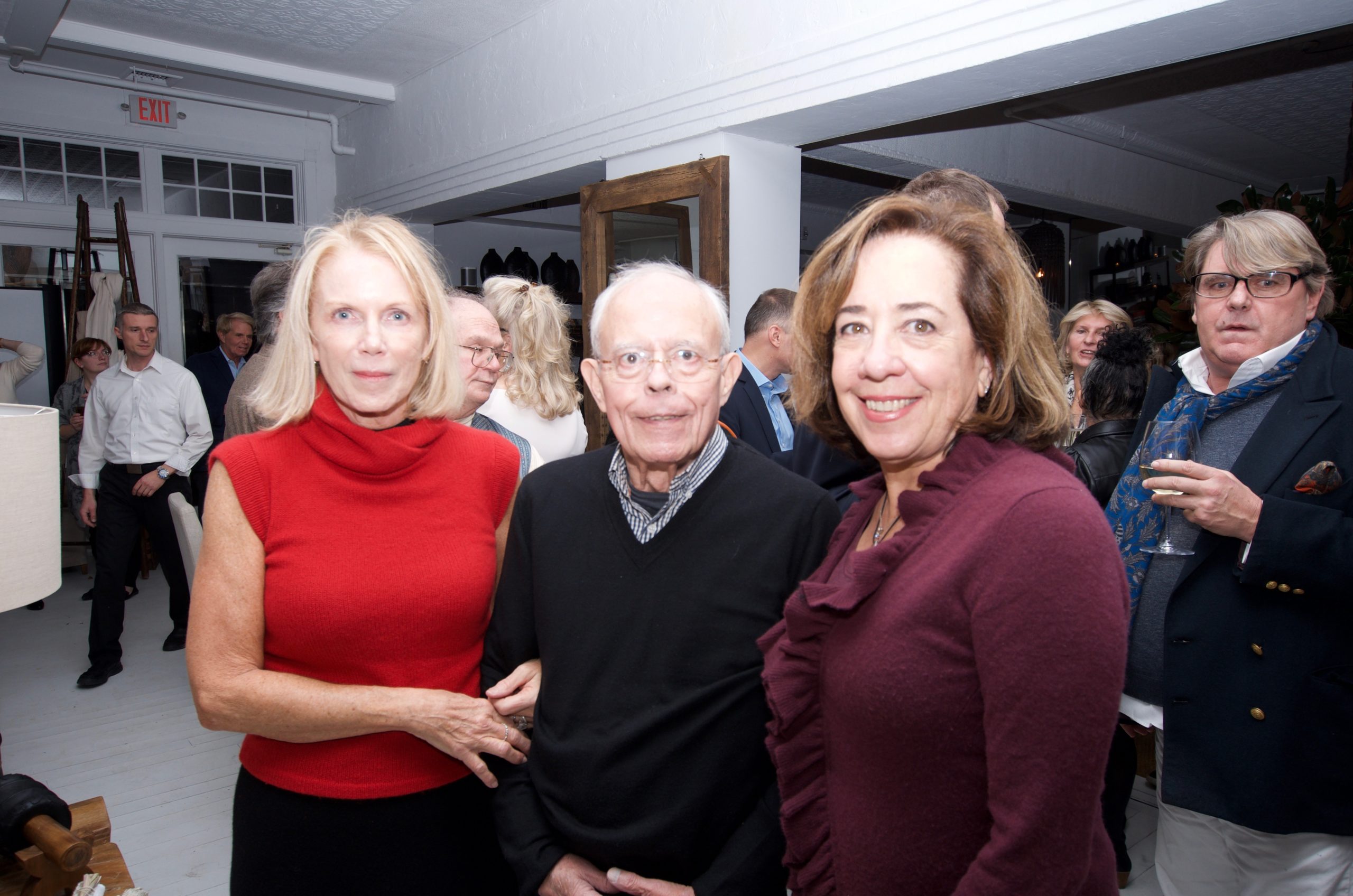 CTREE, the Center for Therapeutic Riding of the East End, celebrated a decade of serving the East End special needs community with an anniversary party at Tutto Il Giorno in Sag Harbo on November 20. Attendees included, from left, Diane McCarron, Pete Gelb and Nancy Grady.