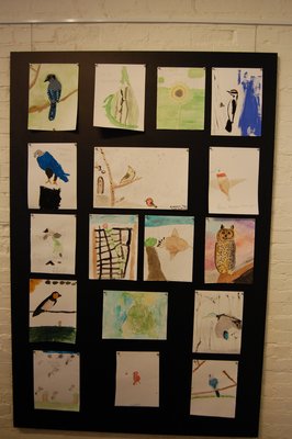 Various bird artwork made by students of the Springs School JON WINKLER