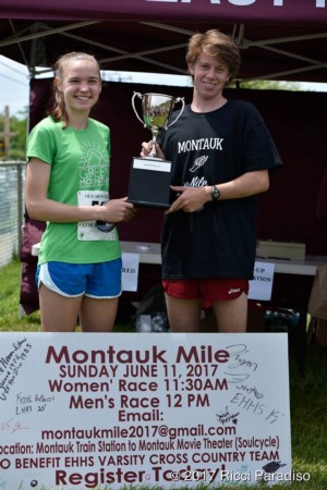 Erik Engstrom returned home from college just in time to win the Montauk Mile