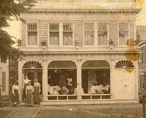 Mrs. Enoch's Millinery circa 1900.  COURTESY THE SOUTHAMPTON HISTORICAL MUSEUM