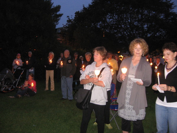 Boy Scout Troop 62 of Westhampton Beach were instrumental at an interfaith memorial service held to remember 9/11. LISA FINN