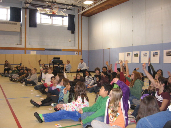 Students were excited to be given the chance to offer ideas and help shape the future of the proposed Cold Spring Pond Preserve.