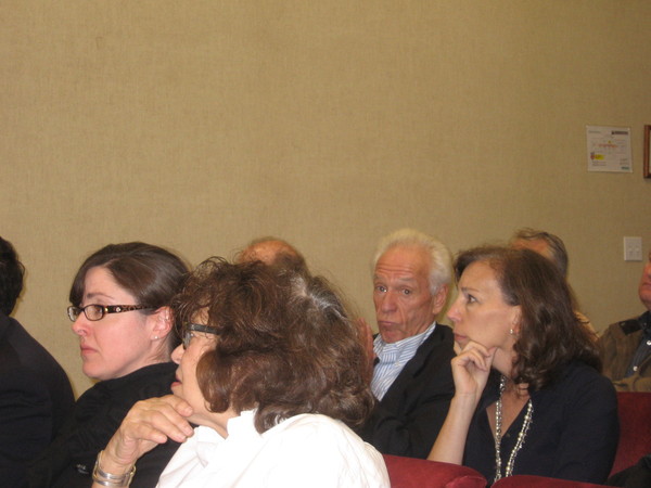 Developer Robert Morrow sat in the audience as the Southampton Town Board discussed his proposed supermarket project.