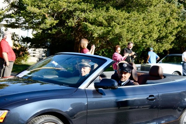  kick off the Flanders Fire Department's 65th anniversary parade on Saturday in Flanders. MEIGAN ROCCO