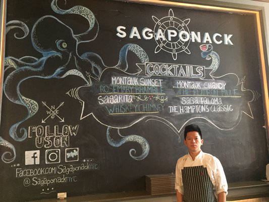  owner and head chef at the Sagaponack Bar and Grill in New York City.       COURTESY FRANCO LEE