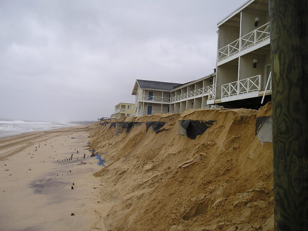 The ocean beach in front of the Royal Atlantic on Thursday. VIRGINIA GARRISON