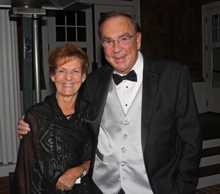  Kelly McCoy and Stacy Higgins welcome guests at Peconic Bay Medical Center’s 2013 Benefit in Black and White held at the Westhampton Country Club on Friday