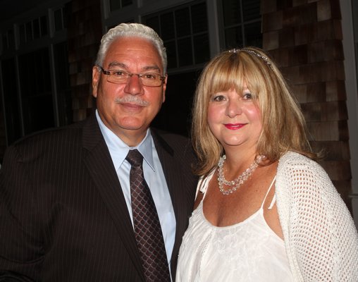 Angelina Norris and Arthur Crowe at Peconic Bay Medical Center’s 2013 Benefit in Black and White held at the Westhampton Country Club on Friday