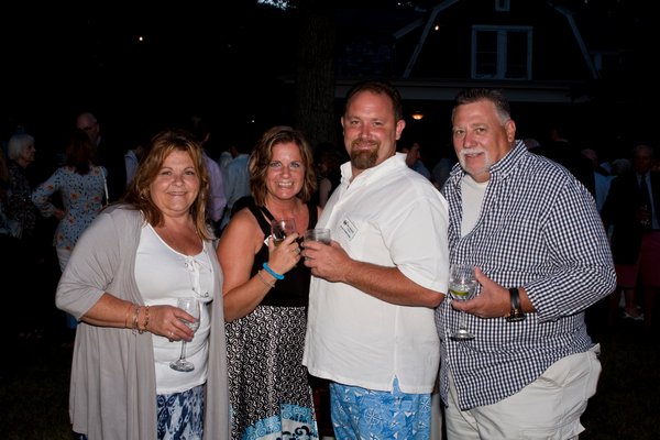 Marti and Steve Austin at the Quogue Wildlife Refuge's Wild Night for Wildlife summer benefit on Saturday