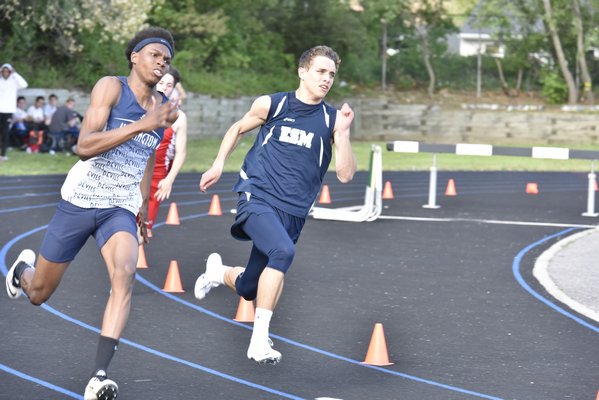 Luke Lafferty placed third in both the 100- and 200-meter dashes. RICCI PARADISO