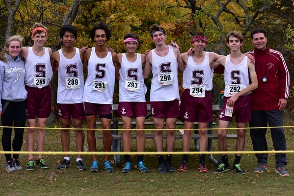 The Southampton boys cross country team won its first county championship since 1951 and will compete as a team at states. Hannah Connolly-Sporing