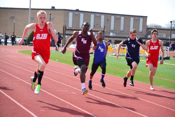 600-meter run at the Suffolk Coaches Meet over the weekend. RICCI PARADISO